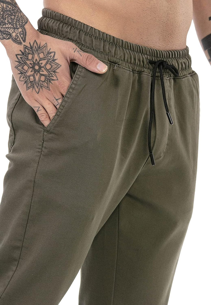 Redbridge Hose für Herren Freizeit-Hose Jogger Pants Chino, Khaki