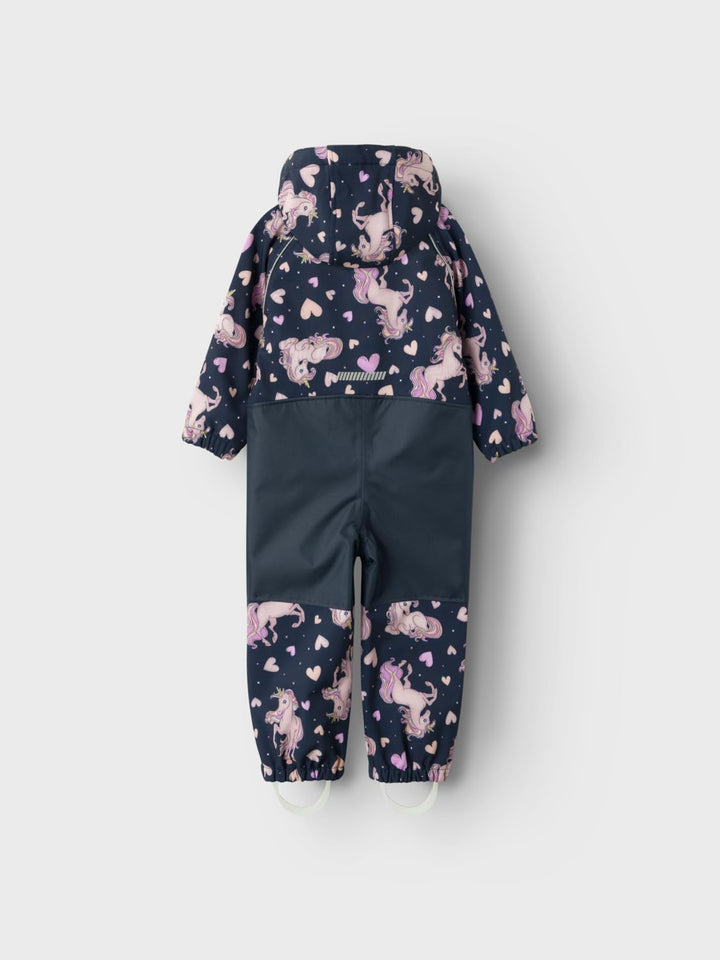 NAME IT Mädchen Nmfalfa08 Suit Autumn Flower Fo Noos Regenjacken & -mäntel für Mädchen 92 Dark Sapph