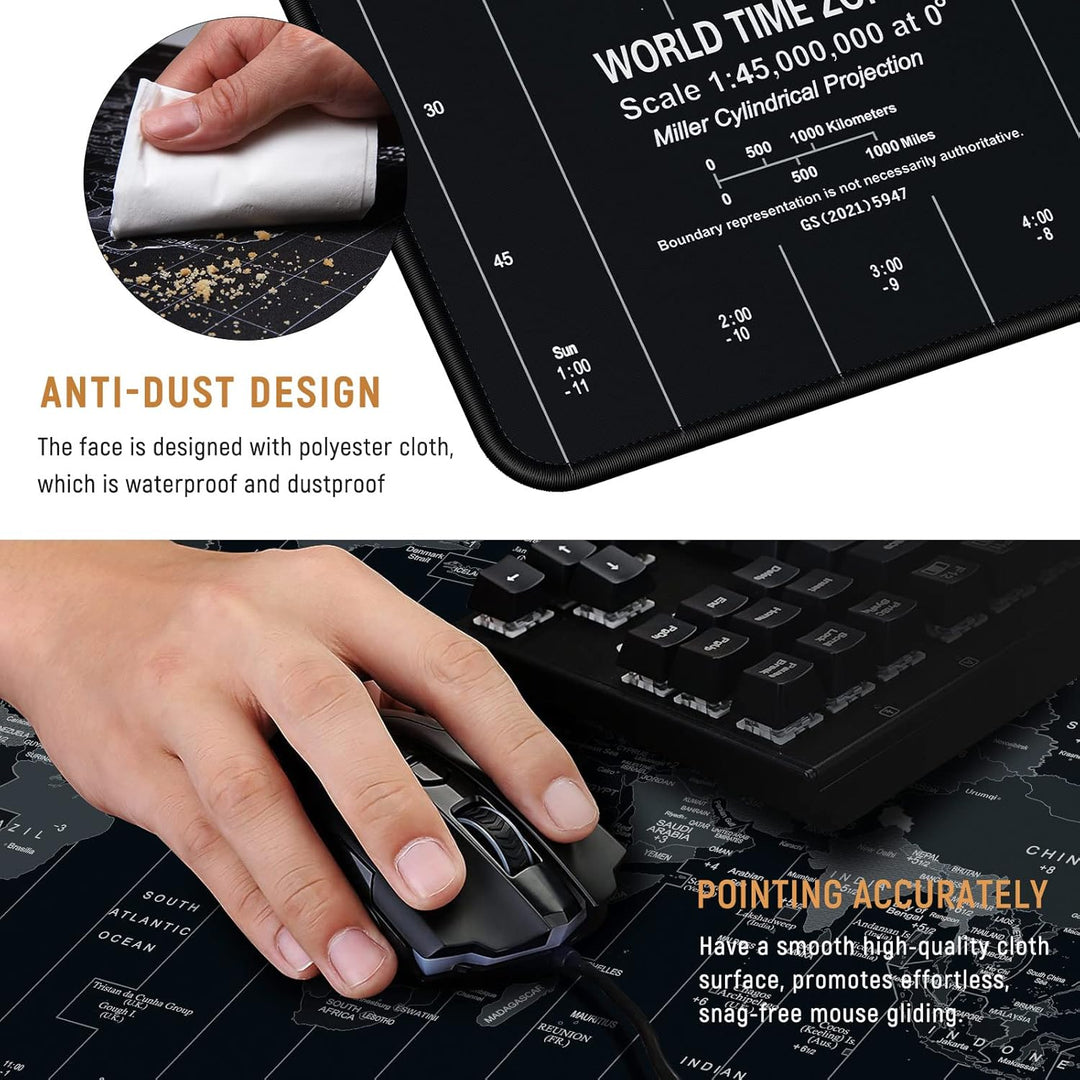JIALONG Mauspad XXL Gaming Mousepad Gross Multifunktionales rutschfest Office Schreibtischunterlage