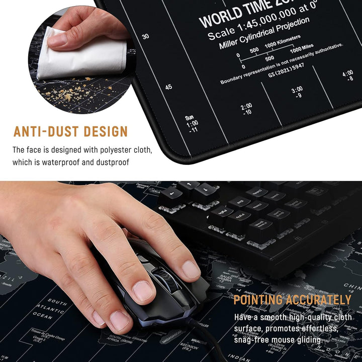 JIALONG Mauspad XXL Gaming Mousepad Gross Multifunktionales rutschfest Office Schreibtischunterlage