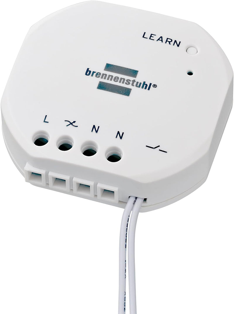 Brennenstuhl BrematicPRO Smart Home Unterputz-Lichtschalter mit Schalteranbindung (Unterputz-Funksch