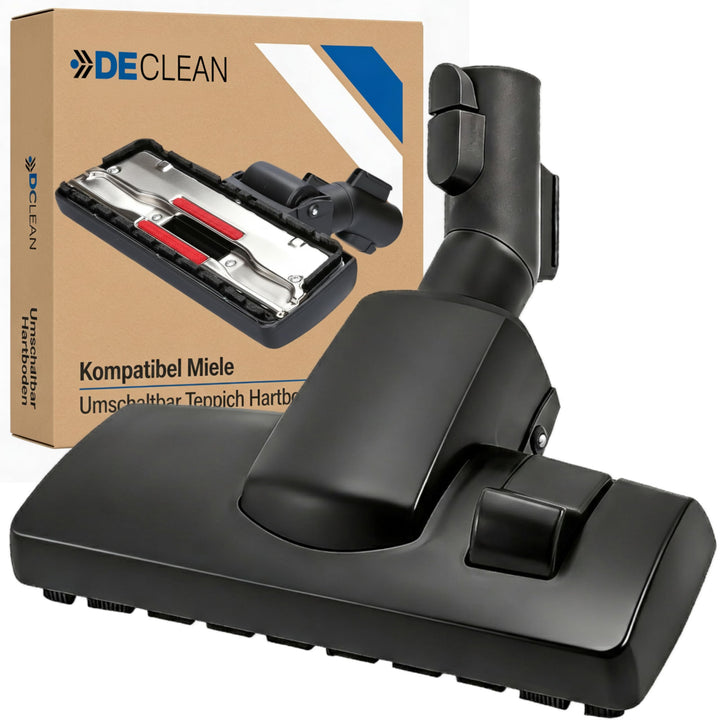 DeClean Bodendüse Bürste kompatibel mit Miele Staubsauger C1, C2, C3, Complete, Compact, Classic, S8