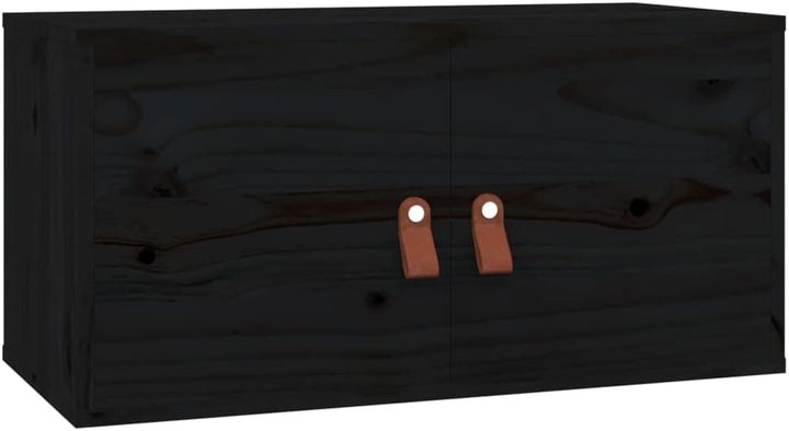 WIFESE 60x30x30 cm 2 Stück Wandschrank TV Schrank mit 2 Türen Hängeschrank Bücherregal Schweberegal