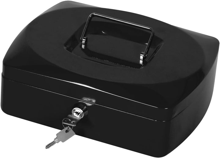 Q-Connect KF02603 Geldkassette 25,4 cm schwarz, Schwarz