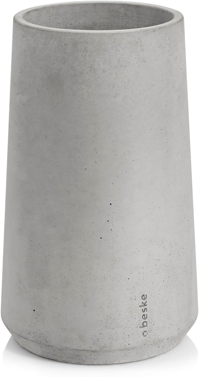 Beton Weinkühler Flaschenkühler 'Eiskar' der Beske-Manufaktur (Ø 14cm, h21,5cm) für Flaschen bis Ø9,