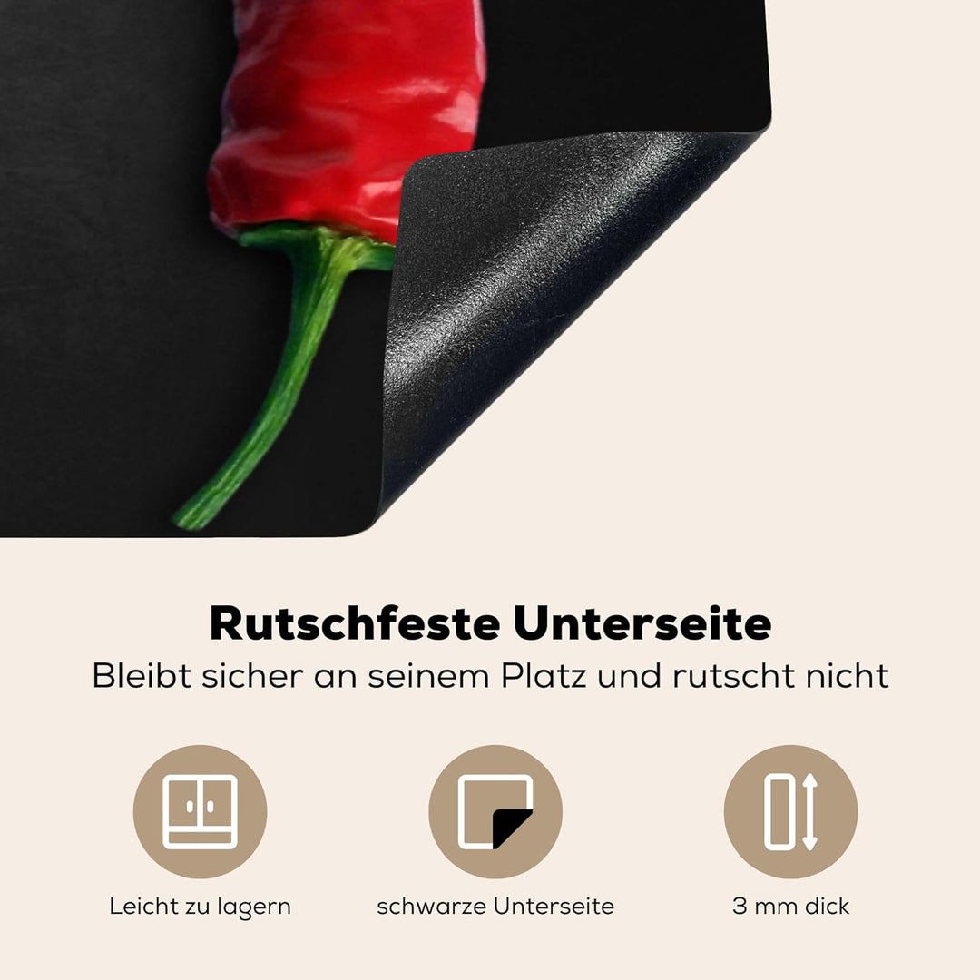 KitchenYeah© Herdabdeckplatte Einteilig Küche Herdabdeckung Ceranfeld Kochfeld Abdeckung Induktionsk