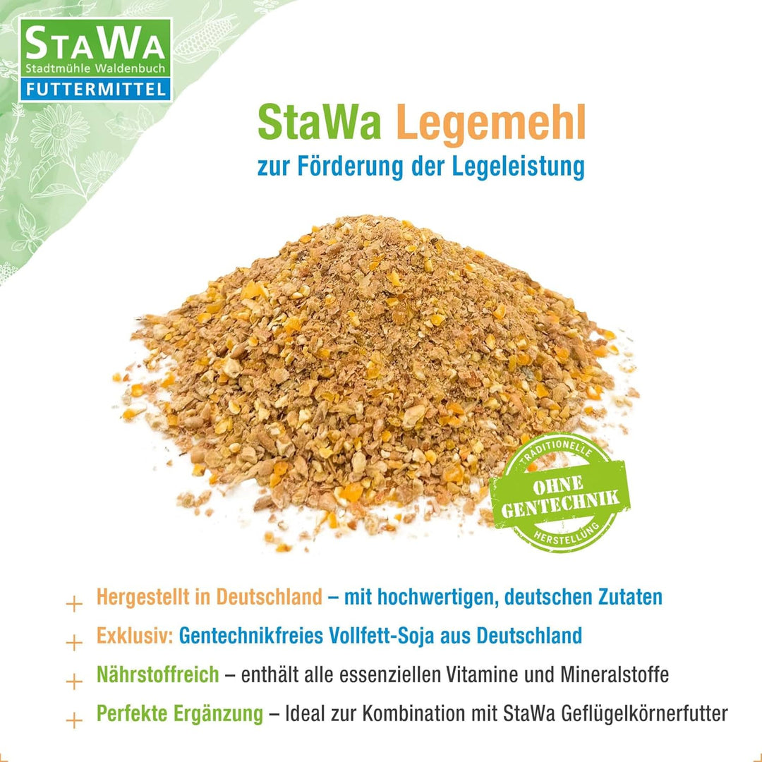 STAWA Legemehl Basis, ohne Gentechnik, Hühnerfutter, 25 kg, 25 kg