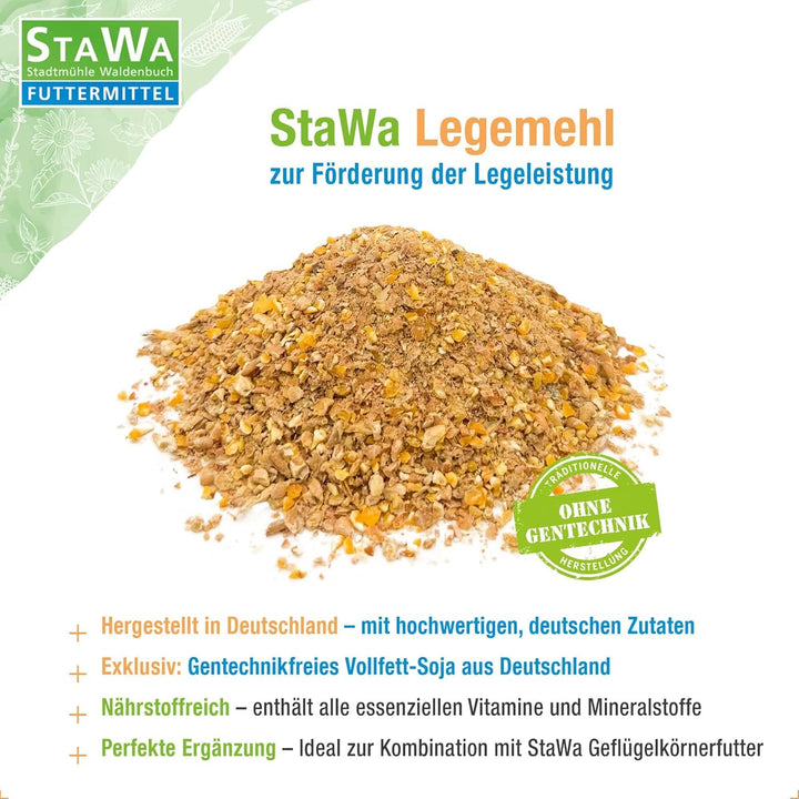 STAWA Legemehl Basis, ohne Gentechnik, Hühnerfutter, 25 kg, 25 kg