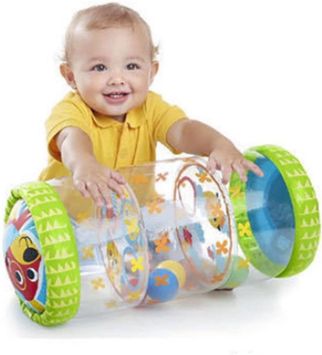 Aufblasbarer Babyroller Krabbelroller mit B?llen und Gl?ckchen f¨¹r Babys 3-36 Monate ¨C Multifunkti