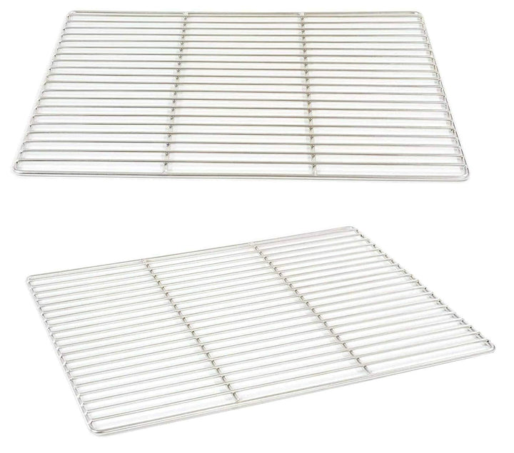 Grillrost 45 x 40 cm aus Edelstahl 304 rostfrei und elektropoliert
