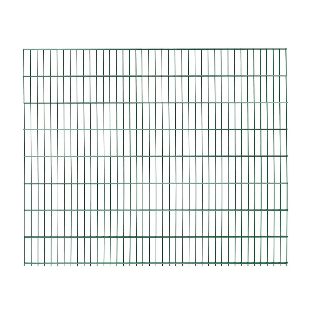 1x Doppelstabmatte (2 Meter) | Höhe 163 cm | Grün | verzinkt &amp; pulverbeschichtet | UV- und witterung