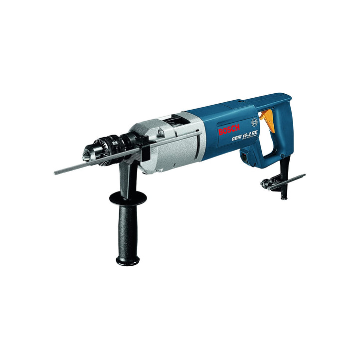 Bosch Professional Bohrmaschine GBM 16-2 RE (inkl. Zusatzhandgriff, Tiefenanschlag 310 mm, Zahnkranz