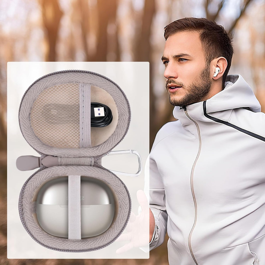 Aenllosi für SHOKZ OpenDots ONE Open-Ear-Kopfhörer, Hartschalen-Reiseetui zum Schutz, Clip-On-Ohrhör