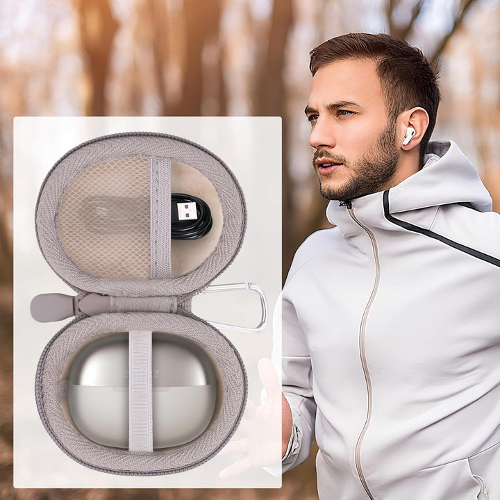 Aenllosi für SHOKZ OpenDots ONE Open-Ear-Kopfhörer, Hartschalen-Reiseetui zum Schutz, Clip-On-Ohrhör