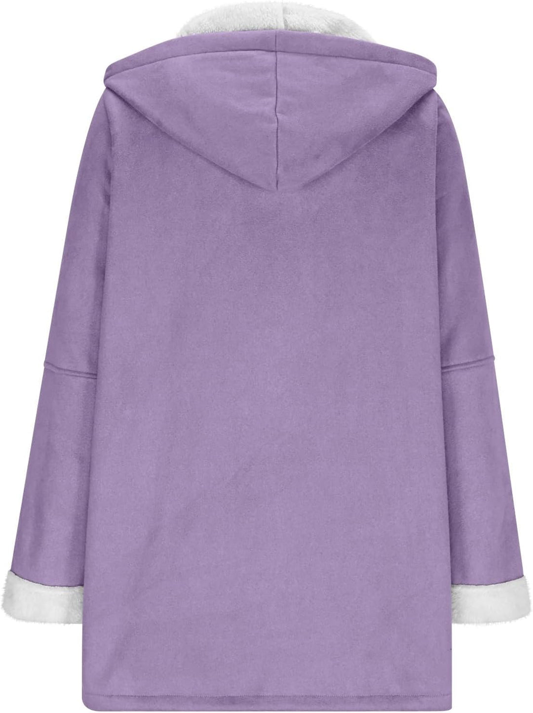 Ansenesna Winterjacke Damen Lang Warm Gefüttert Wintermantel Elegant Mit Kapuze Wildleder Jacke Wint