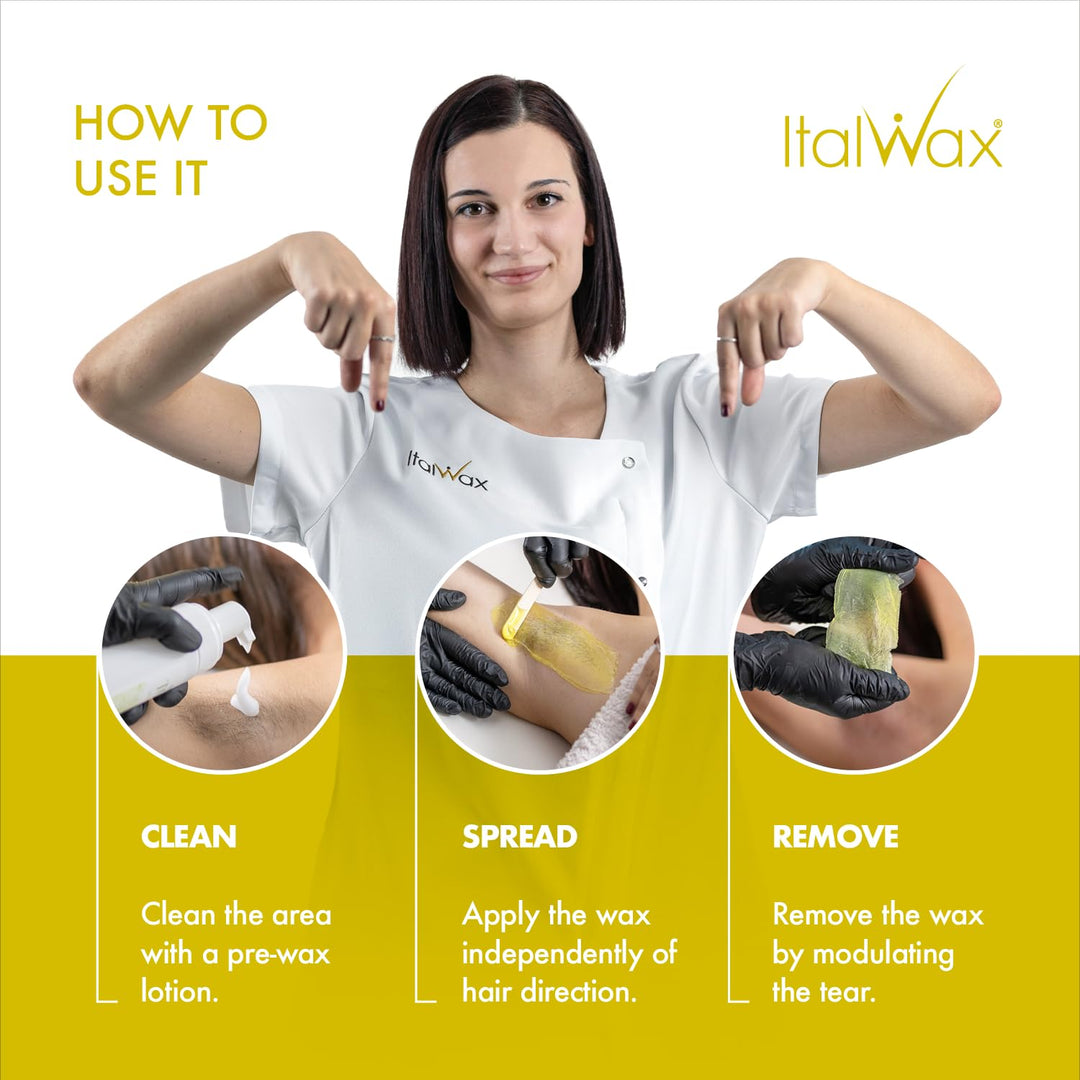 Italwax Top Line Argan - 750g - Waxing Perlen für Haarentfernung - Duft Argan- Synthetische Formulie