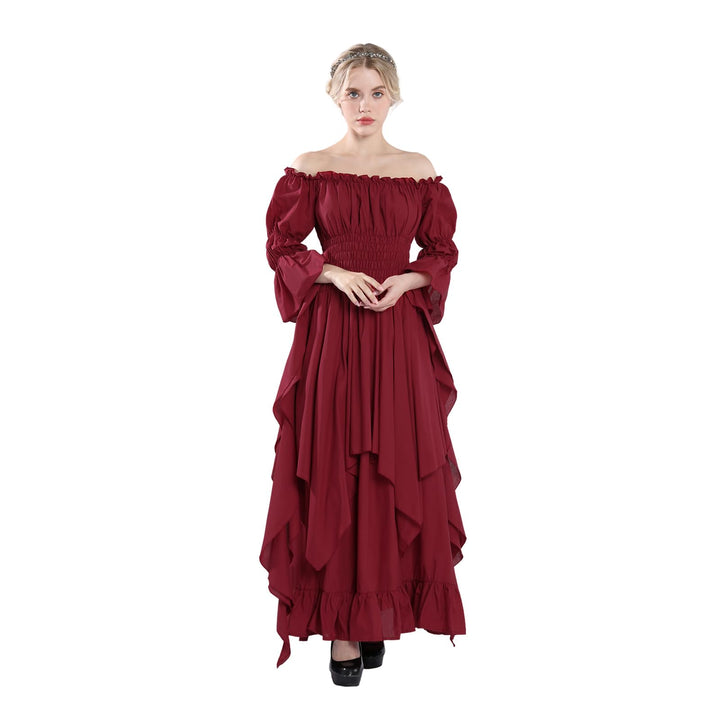 CR ROLECOS Viktorianisches Kleid Damen Piraten kostüm Mittelalter Kleidung Victorian Dress Karneval