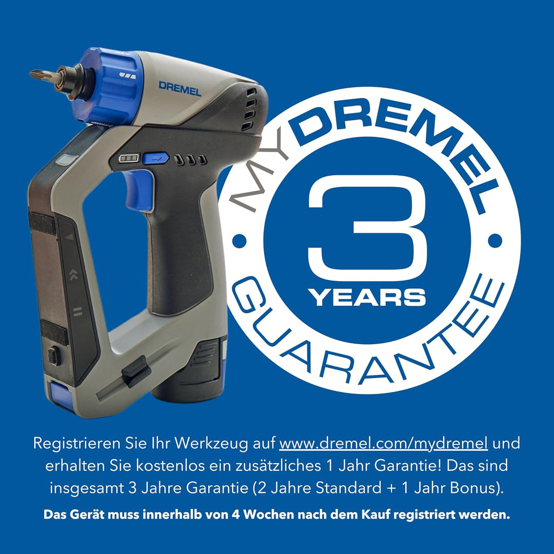 Dremel Blueprint 12V 3-in-1 Akku-Bohrschrauber Multischrauber Set mit Ortungsgerät, 1x abnehmbarer L