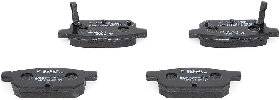 Bosch BP1763 Bremsbeläge - Hinterachse - ECE-R90 Zertifizierung - vier Bremsbeläge pro Set