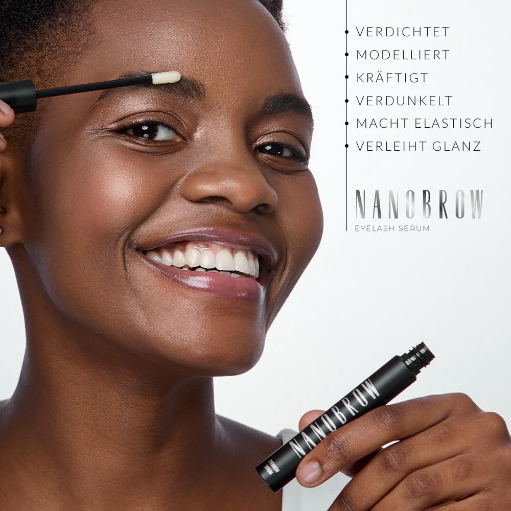 Augenbrauenserum Nanobrow Eyebrow Serum 5ml - Beschleunigung des Augenbrauenwachstums, dichte und st