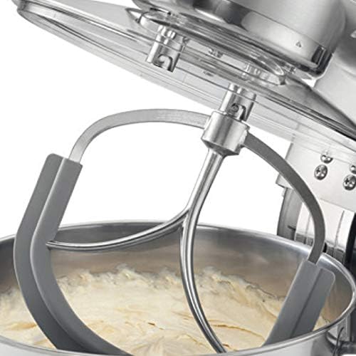 RGV 110290 Pastaprof PL10S Knetmaschine, 10 l, Doppelhaken, 1500 Watt, 6 Geschwindigkeitsstufen, Sil