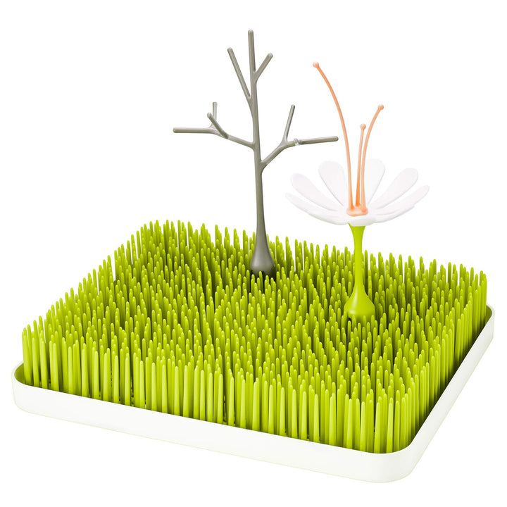 Boon LAWN& TWIG & STEM Trockengestell, Abtropfgestell 3er Set, Stylisches Trockengestell für Geschir