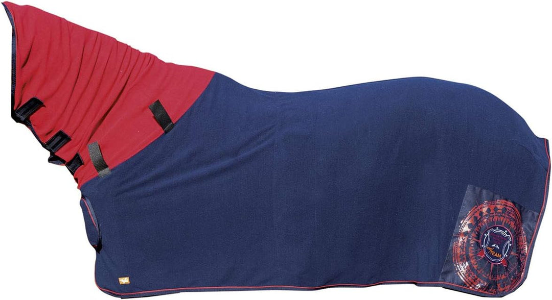 HKM 4057052282355 Abschwitzdecke Mit Halsteil-Hickstead-6900 Dunkelblau155 dunkelblau 155, dunkelbla