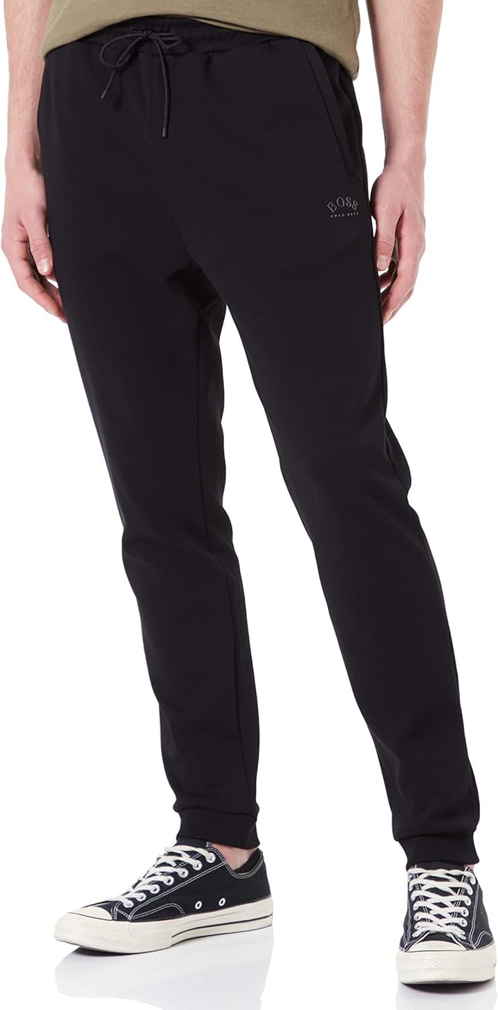 BOSS Herren Hadiko Curved Jogging Hose, Black001