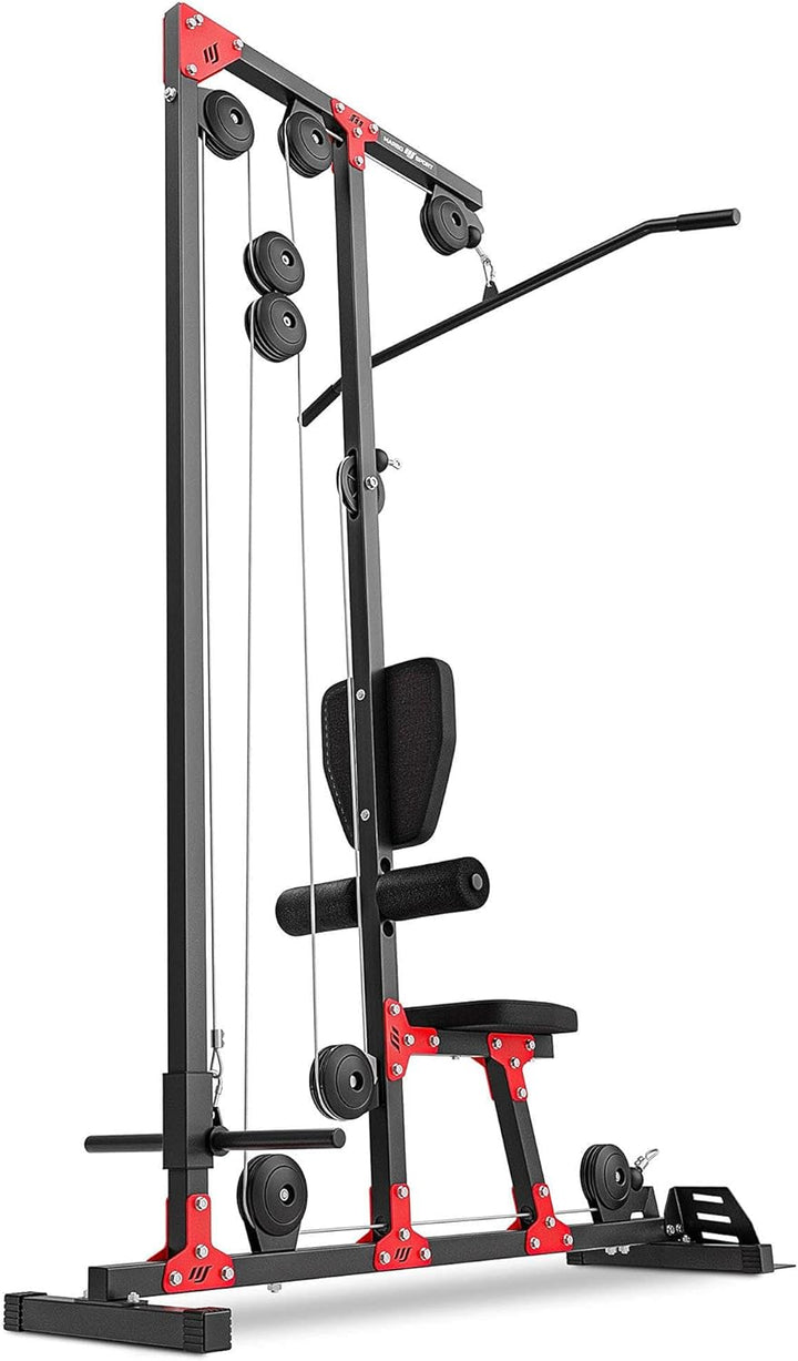Marbo Sport - Latzug Station, Klimmzugstange Hantelbank - Kraftstation für Zuhause - MH-W106 2.0 - S