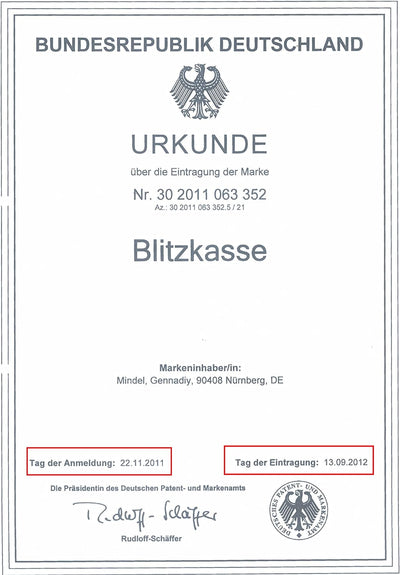 WIN Kassensoftware BlitzKasse Restaurant M für Gastronomie. 50 Tische, 2 Drucker. GDPdU, GoBD, TSE K