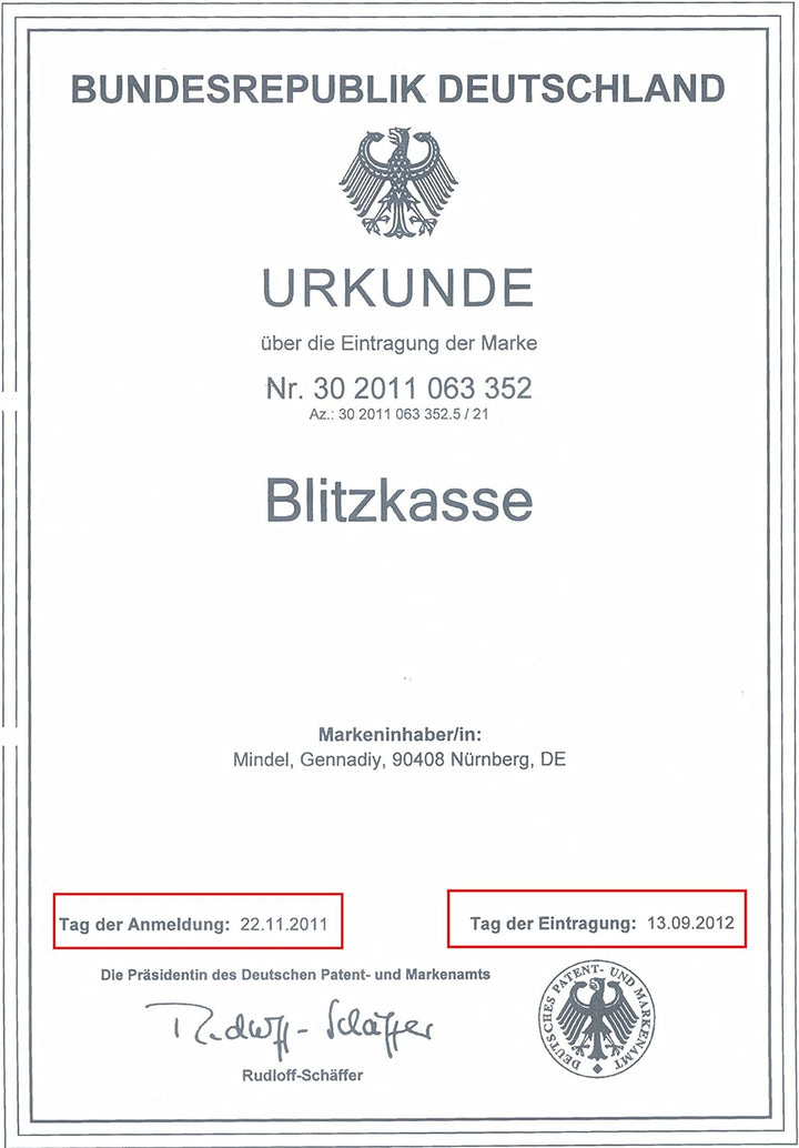 WIN Kassensoftware BlitzKasse Restaurant L für Gastronomie. 75 Tische, 3 Bondrucker. GDPdU, GoBD, TS
