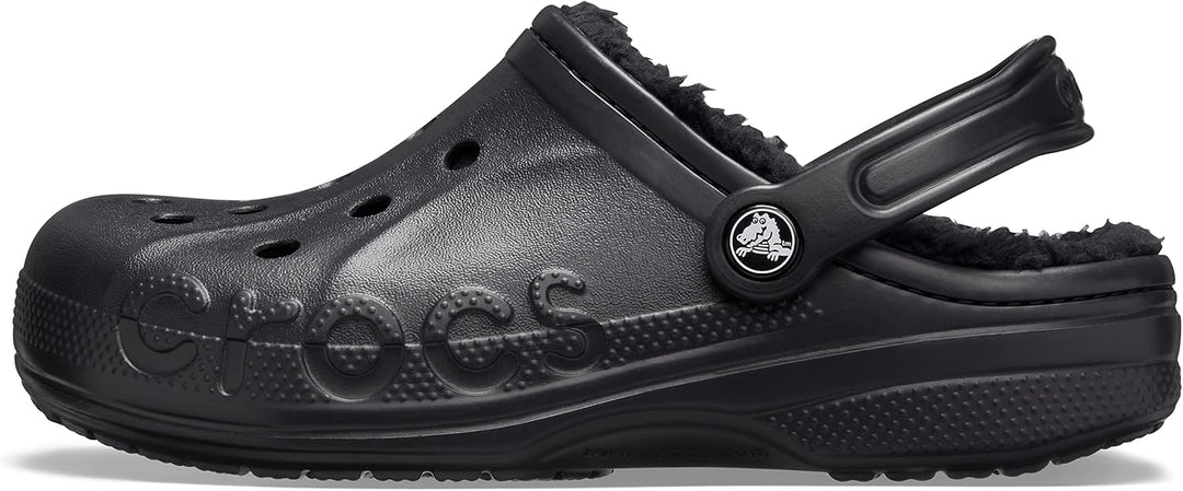 Crocs Unisex Baya Lined Clog 36/37 EU Schwarz, 36/37 EU Schwarz