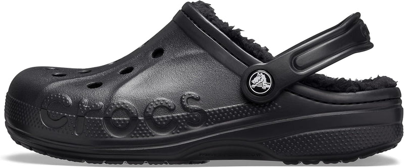 Crocs Unisex Baya Lined Clog 36/37 EU Schwarz, 36/37 EU Schwarz