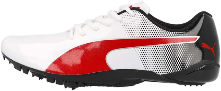 Puma Herren Evospeed Prep Sprint 3Leichtathletikschuh 44 EU Puma Weiss Puma Schwarz Puma Rot, 44 EU