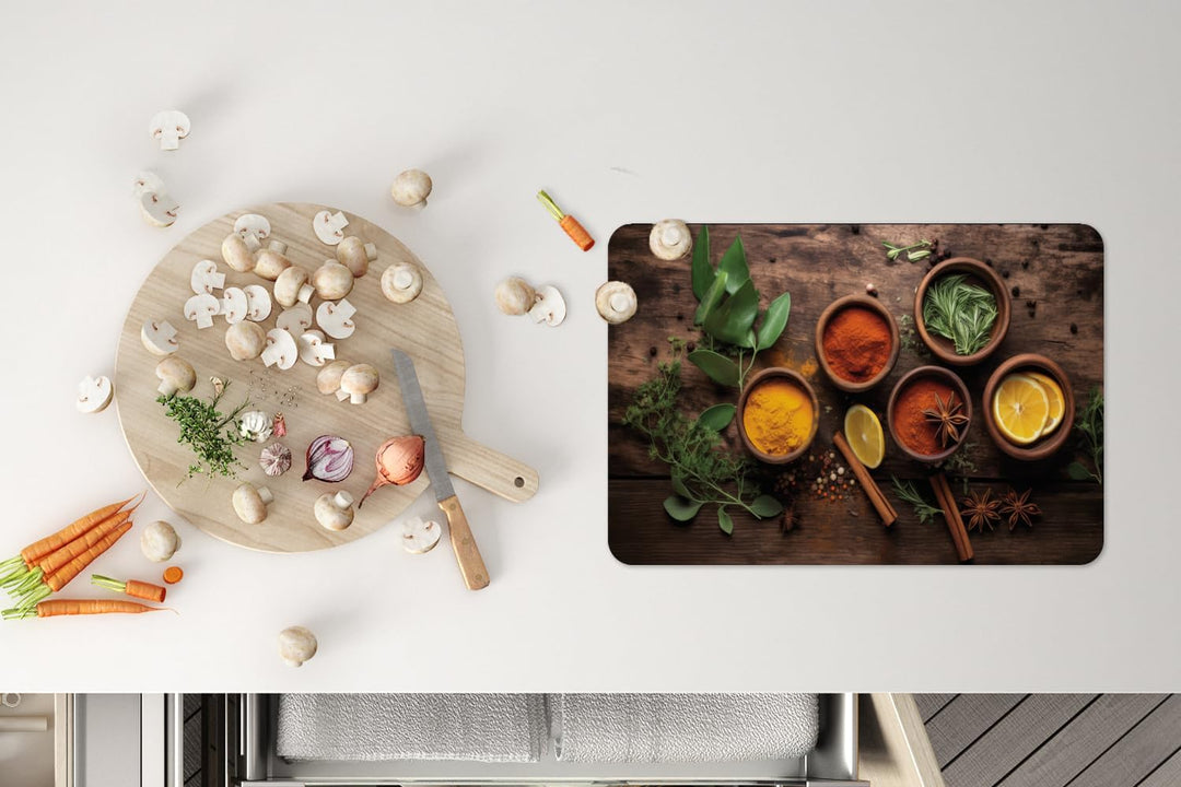 KitchenYeah© Platzsets Abwaschbar 6-Teilig 45x30 cm Tischsets Platzdeckchen rutschfeste Platzset Unt