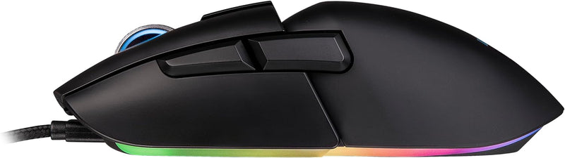 Thermaltake Argent M5 RGB Gaming Mouse | PC-Maus | 8 anpassbare dynamische Lichteffekte | rechts-und