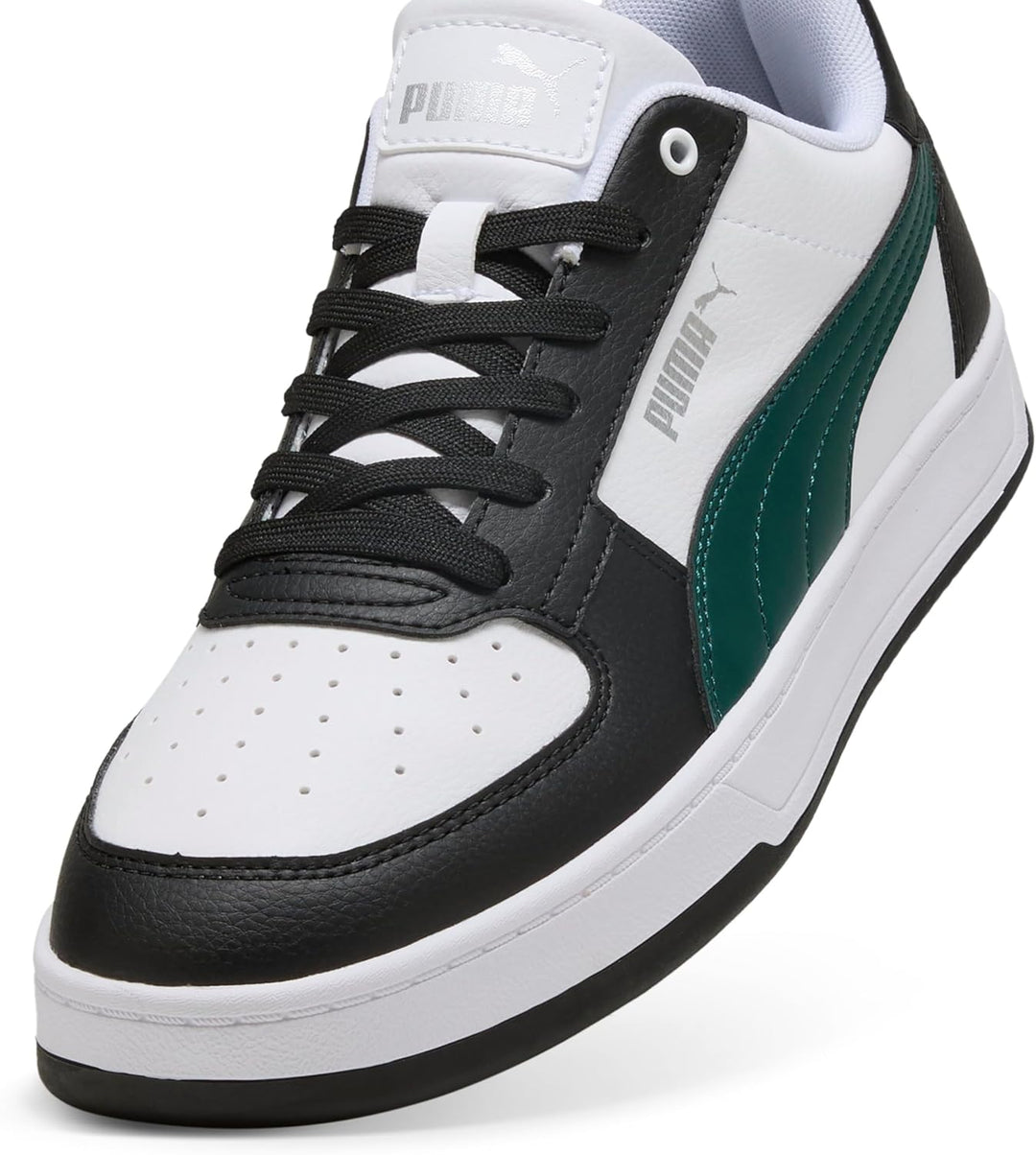 PUMA Unisex Caven 2.0 Sneaker 46 EU Puma White Dark Myrtle Puma Black, 46 EU Puma White Dark Myrtle
