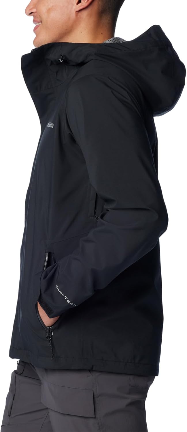 Columbia Herren Earth Explorer Regenjacke XXL Schwarz, XXL Schwarz