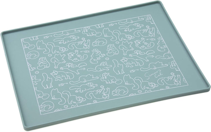 Simon's 522107 Cat Napfunterlage L: 40 cm B: 30 cm H: 1 cm grün, grün