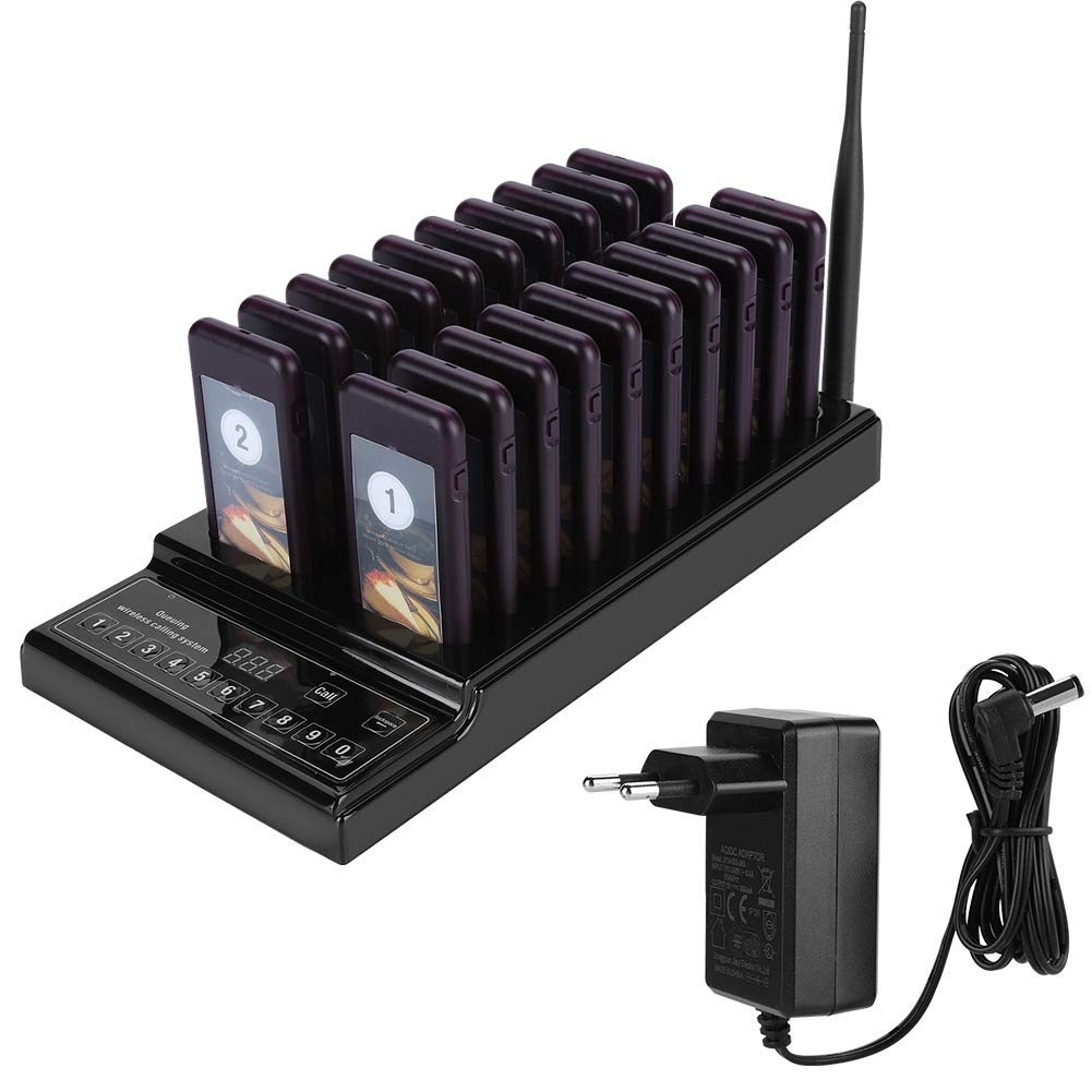 Vikye Restaurant-Gäste-Pager-System, 999-Kanal-WLAN-Warteschlangenrufsystem mit 20 Empfängern für Ca