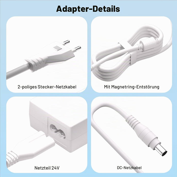 24V weisses Ladegerät für Silhouette Cameo 5 4 3 2 1 SD Portrait Studio Elektronisches Schneidwerkze