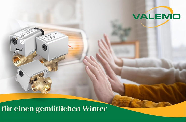 Motorisiertes Ventil 3 Wege Zonenventil 3/4 Zoll DN20 5 Drähte mit Endschalter 220VAC Normalerweise
