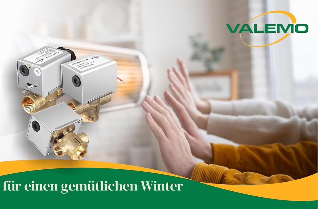 Motorisiertes Ventil 3 Wege Zonenventil 1 Zoll DN25 2 Drähte 220VAC Normalerweise Geschlossen 3 Wege