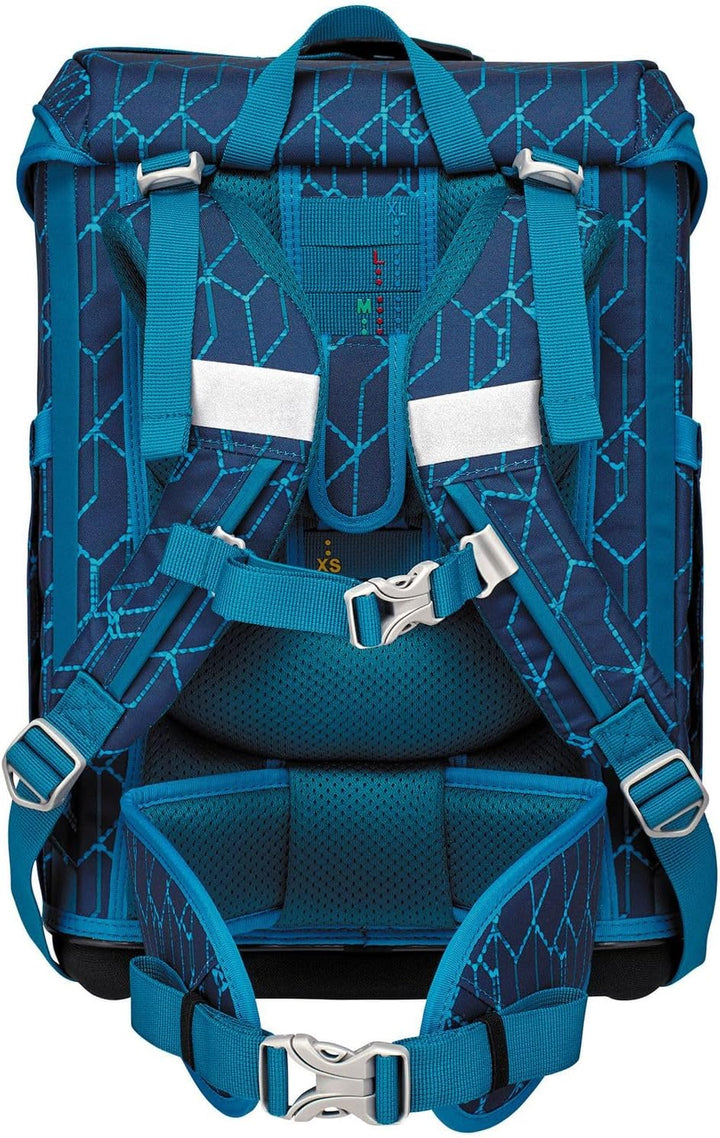 DerDieDas Schulranzen Set 5-TLG. Ergoflex Easy Blue Speed 2023
