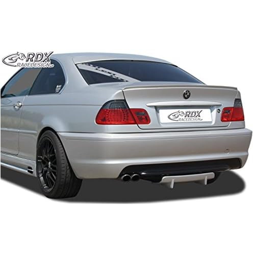 RDX Racedesign RDHAD1-004 Heckschürzenansatz 'Diffuser U-Diff' passend für BMW 3er E46 1999-2007 (PU