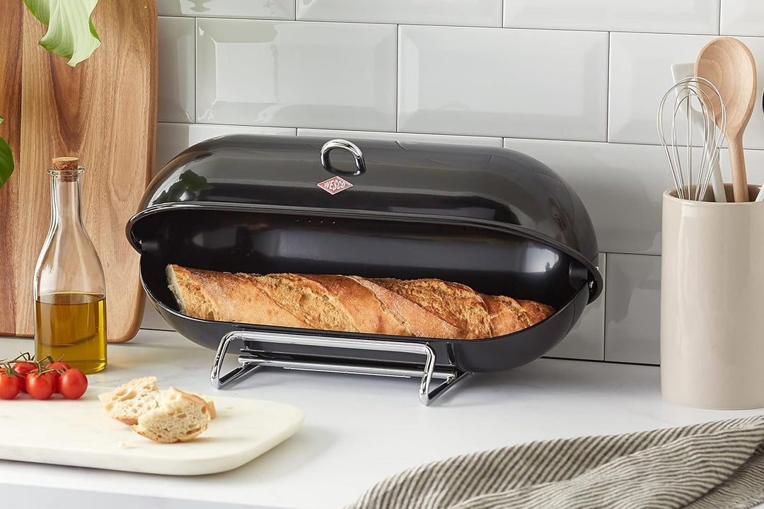 WESCO 2621 Brotkasten Breadboy 21x44.3x23cm schwarz