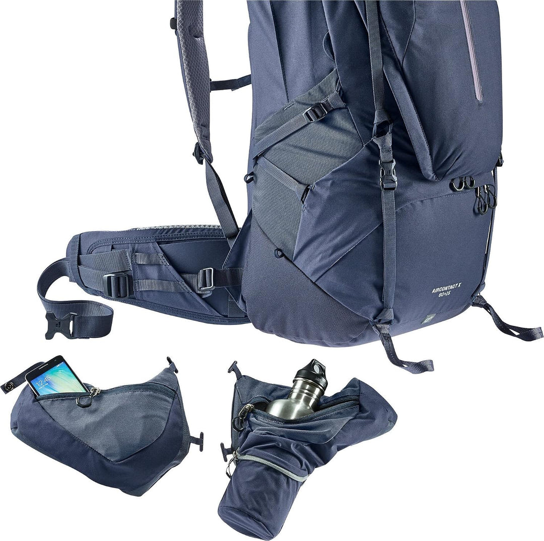 deuter Aircontact X 60+15 (Grösse M) Trekkingrucksack, Ink