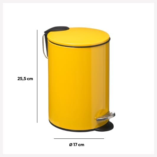 5five - metallabfalleimer Soft Close 3l colorama gelb 3L Gelb, 3L Gelb