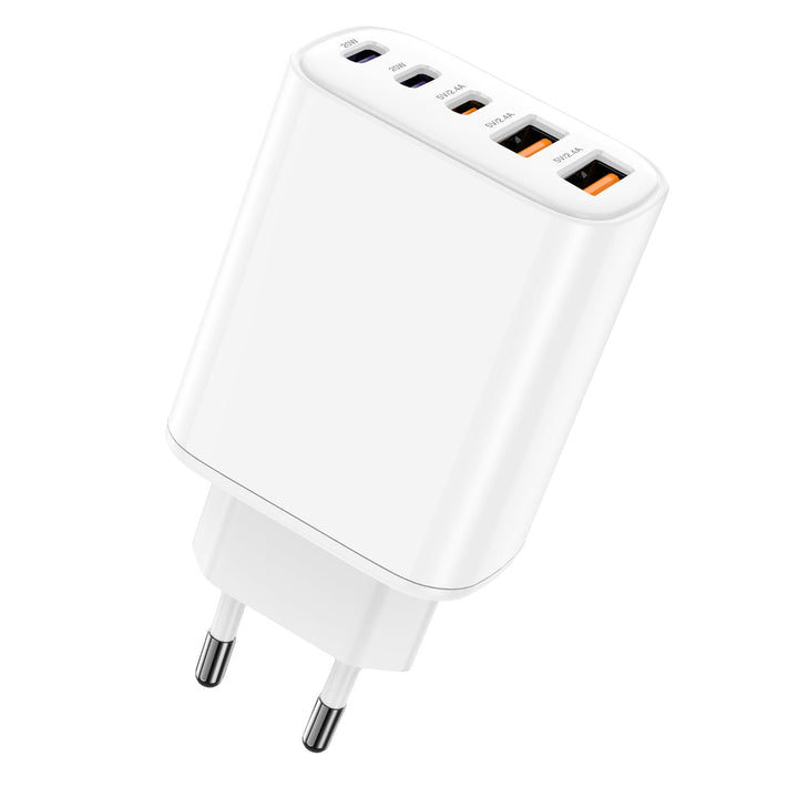 Schnellladegerät 5Port USB-C und USB-A, USB C Ladegerät Power Adapter, Schnellladeblock Fast Charger