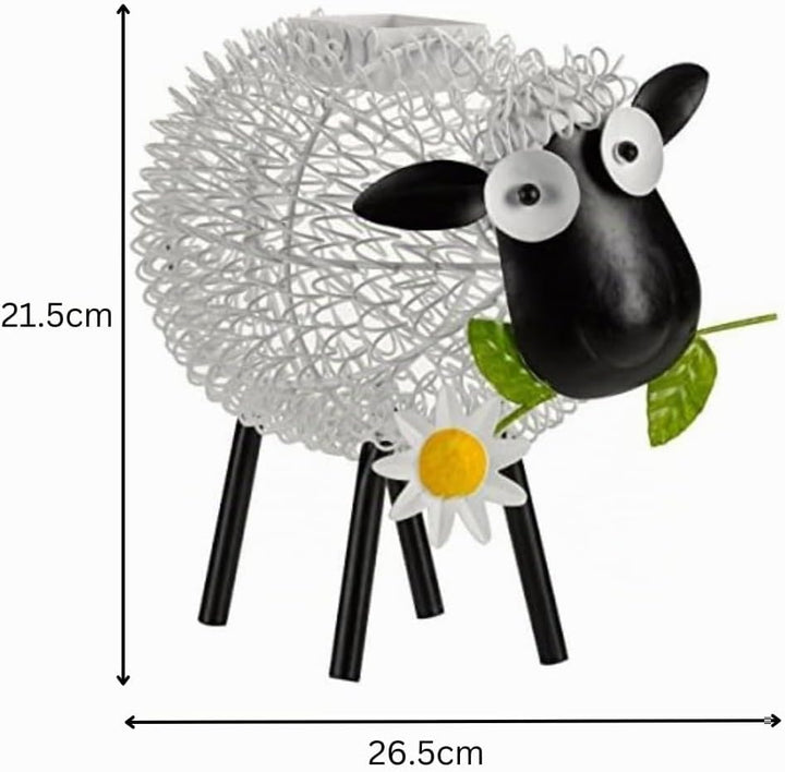 Gartenmile: Solare beleuchtete Schafe, LED-Lichter, Neuheiten Solar-Gartenleuchten, Tierornamente De